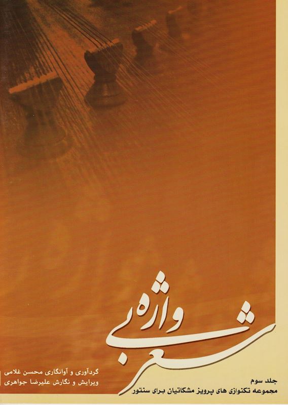 کتاب شعر بی واژه مجموعه تکنوازی استاد پرویز مشکاتیان جلد 3