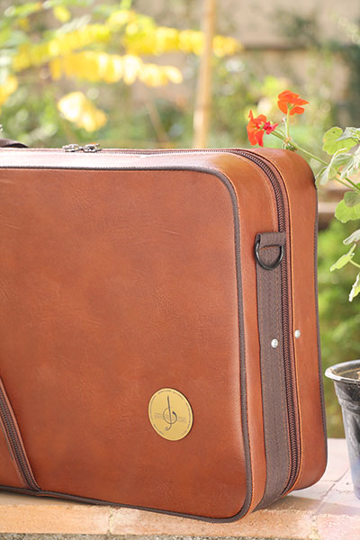 Santoor Bag/Case model: Rectangle Artificial Leather Sol