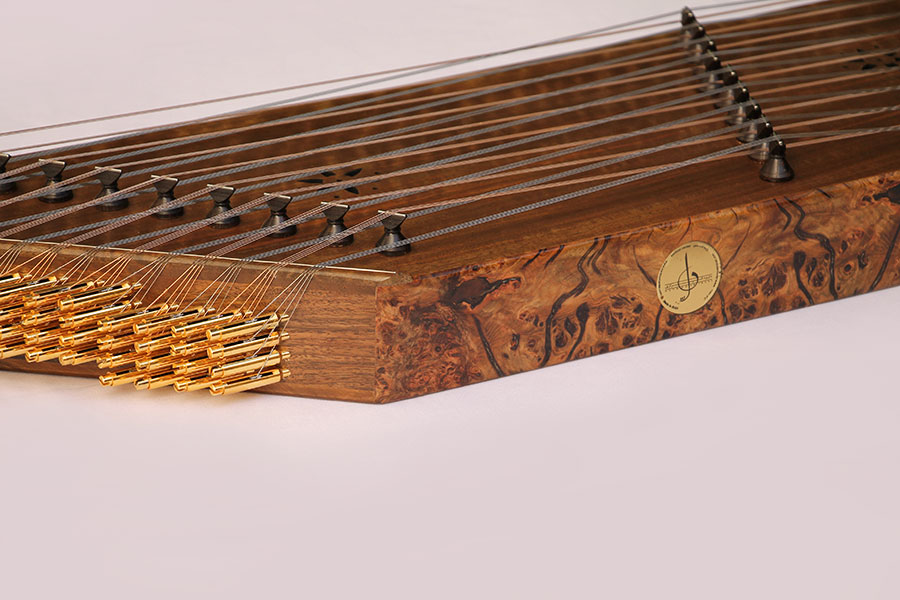 Persian Santoor by Davoud Shirazi - model Gohar Special Sol - Gold