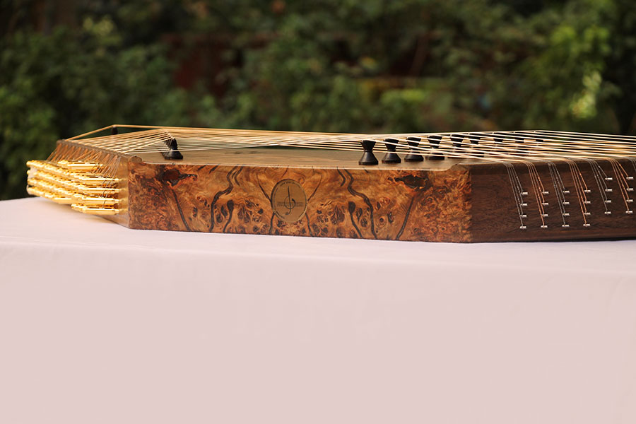 Persian Santoor by Davoud Shirazi - model Gohar Special Sol - Gold