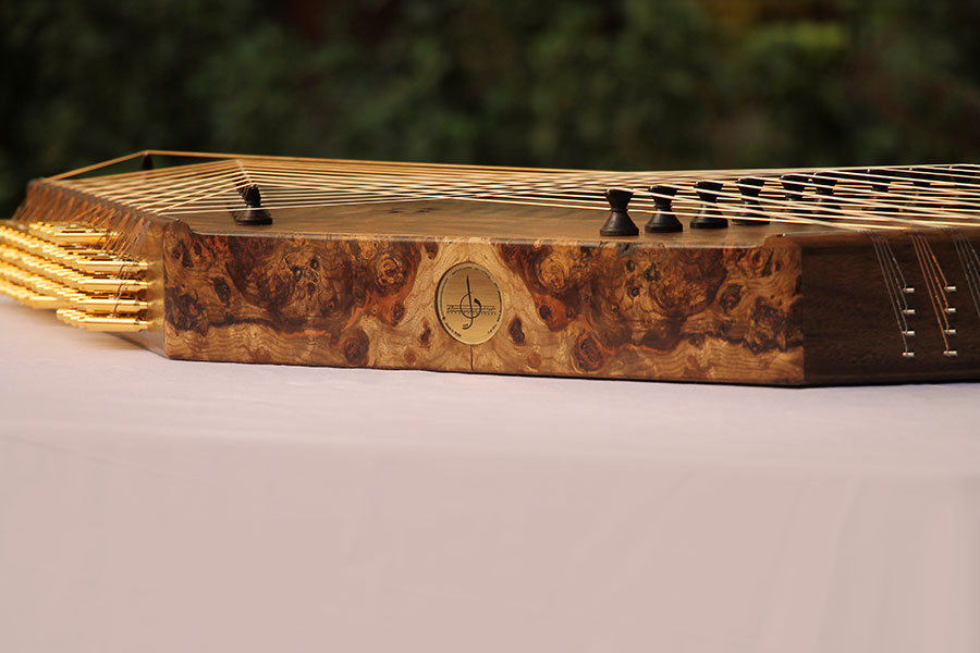 Persian Santoor by Davoud Shirazi - model Gohar Special La tune - Gold