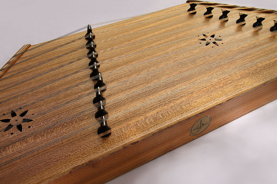 Persian Santoor by Davoud Shirazi - model Kahroba Sol tuned - Gold